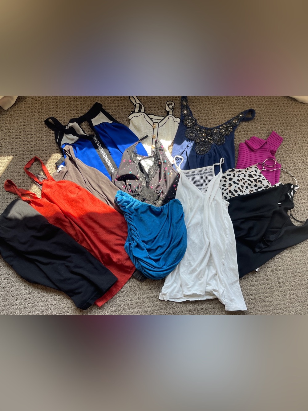 12 sleeveless cami capsule!